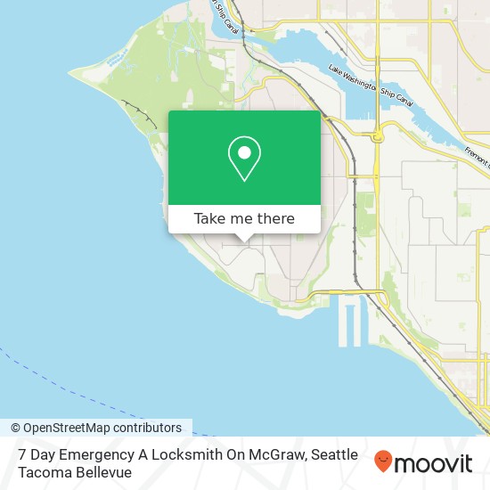 Mapa de 7 Day Emergency A Locksmith On McGraw