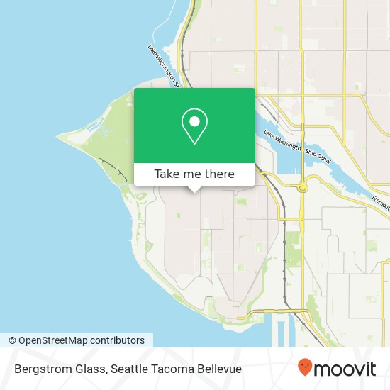 Bergstrom Glass map