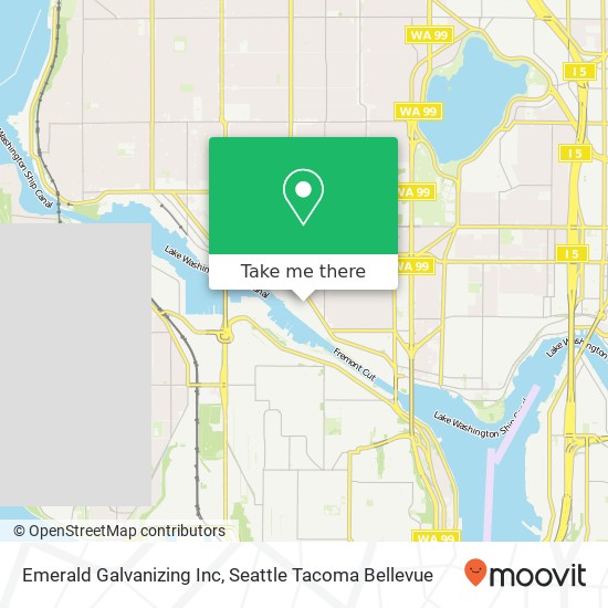 Mapa de Emerald Galvanizing Inc