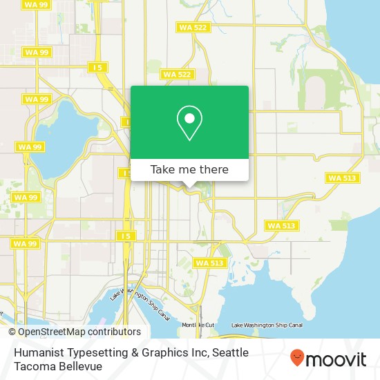 Humanist Typesetting & Graphics Inc map