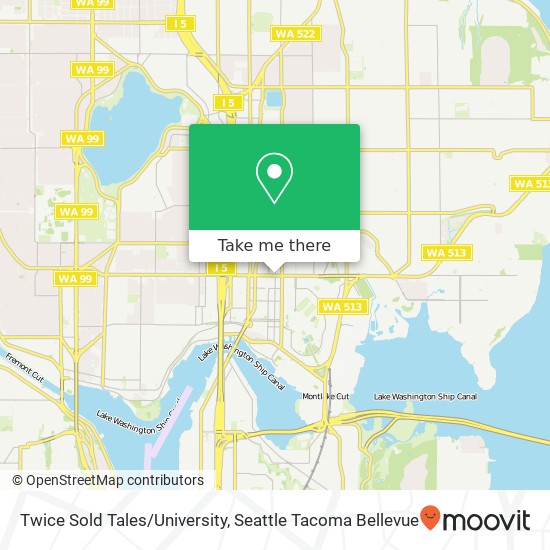 Twice Sold Tales/University map