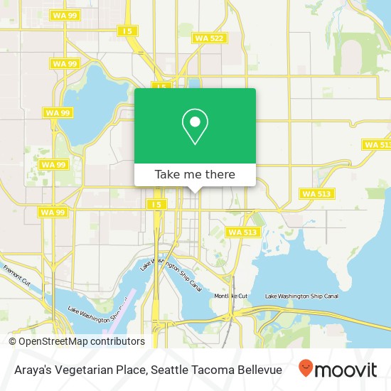 Araya's Vegetarian Place map