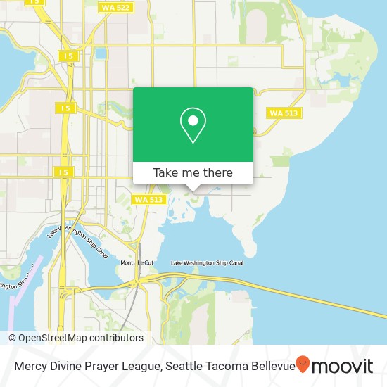Mapa de Mercy Divine Prayer League