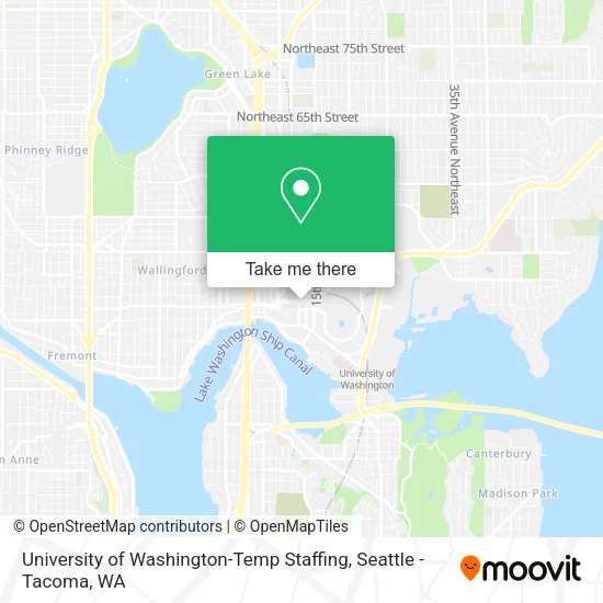 Mapa de University of Washington-Temp Staffing