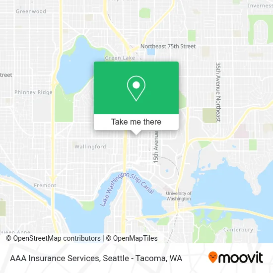 AAA Insurance Services map