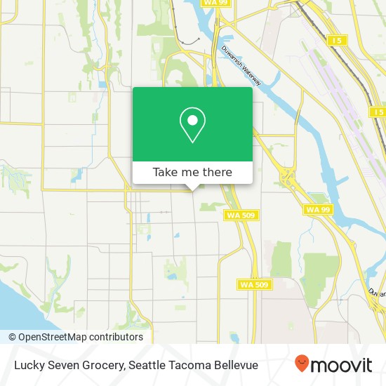 Mapa de Lucky Seven Grocery