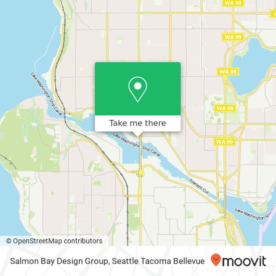 Mapa de Salmon Bay Design Group