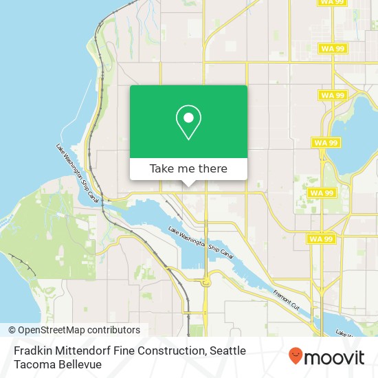 Fradkin Mittendorf Fine Construction map