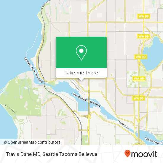 Travis Dane MD map