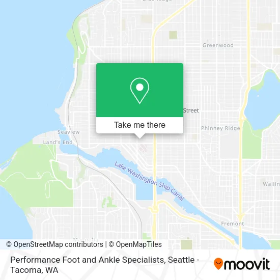 Performance Foot and Ankle Specialists map