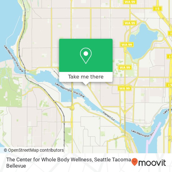 Mapa de The Center for Whole Body Wellness