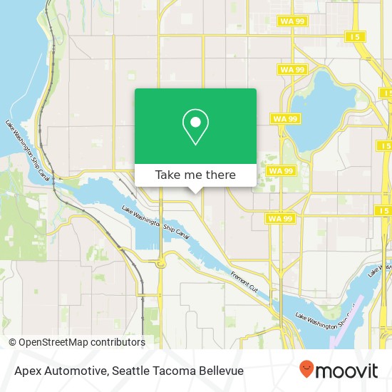 Apex Automotive map