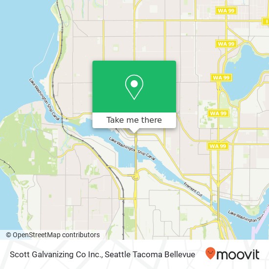 Scott Galvanizing Co Inc. map