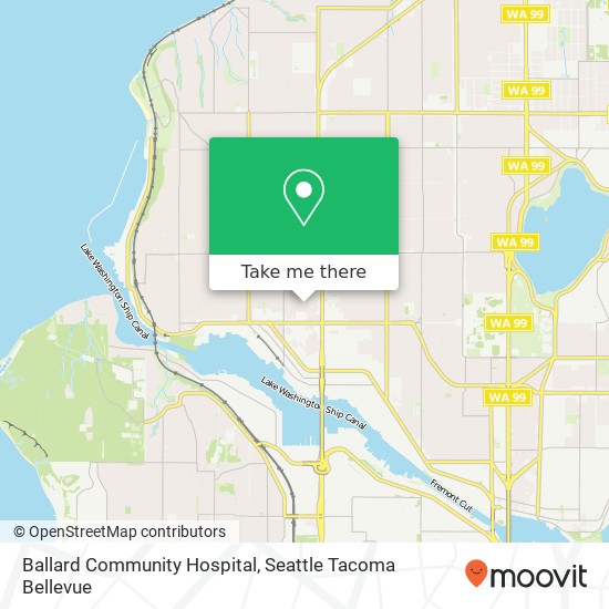 Mapa de Ballard Community Hospital
