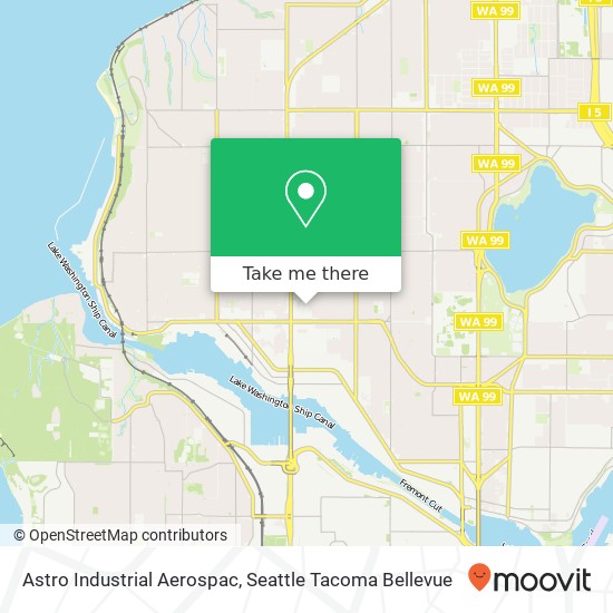 Mapa de Astro Industrial Aerospac