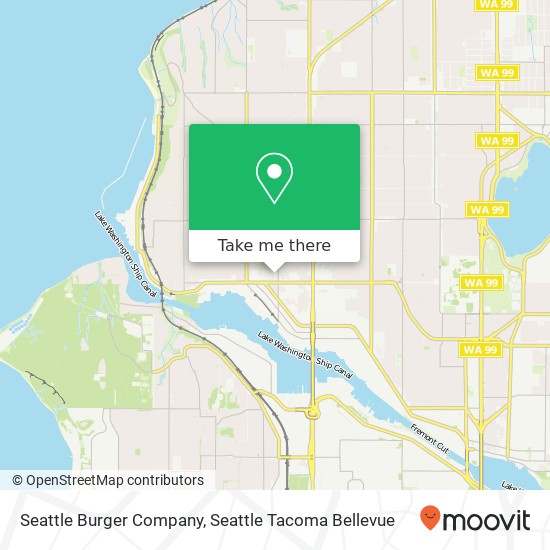 Mapa de Seattle Burger Company