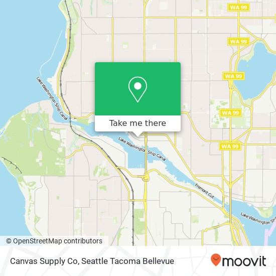 Canvas Supply Co map