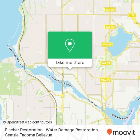 Fischer Restoration - Water Damage Restoration map