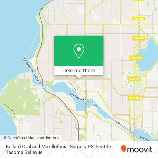 Ballard Oral and Maxillofacial Surgery PS map