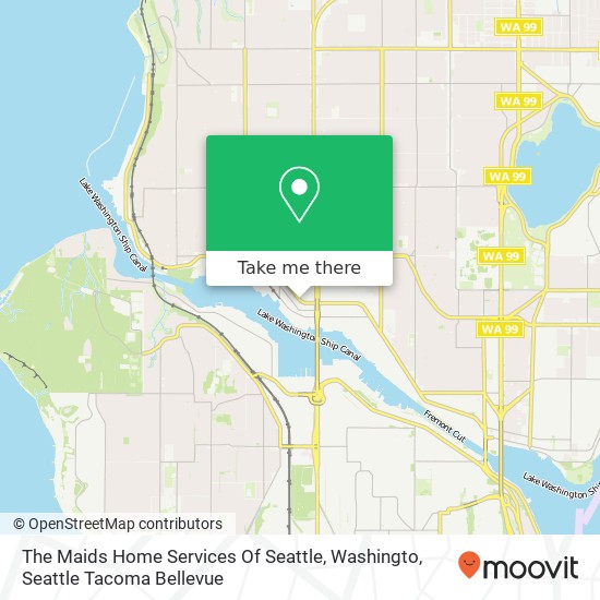 Mapa de The Maids Home Services Of Seattle, Washingto