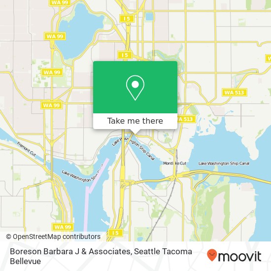 Mapa de Boreson Barbara J & Associates