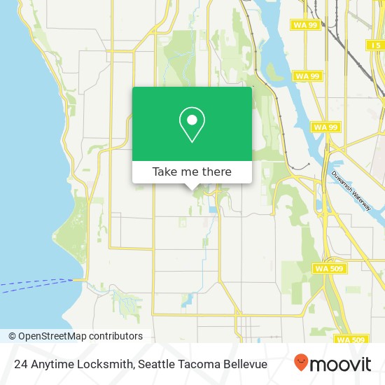 24 Anytime Locksmith map