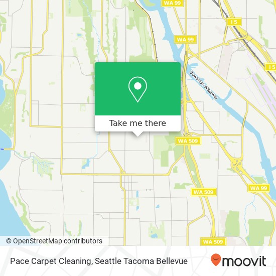 Pace Carpet Cleaning map