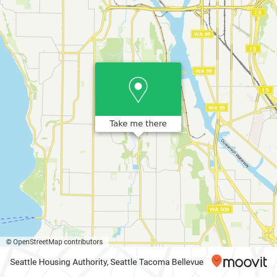 Seattle Housing Authority map