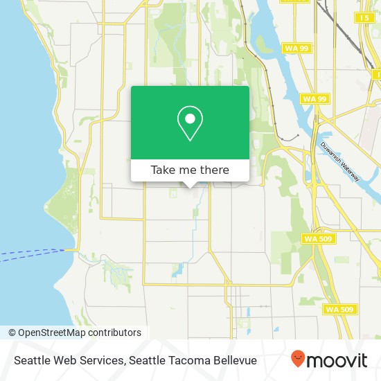 Mapa de Seattle Web Services