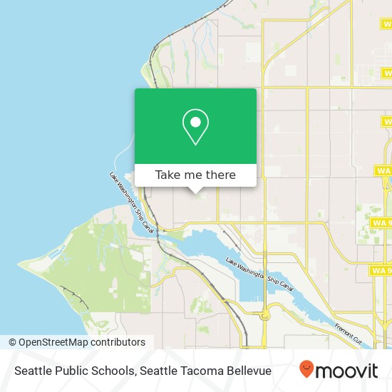 Seattle Public Schools map