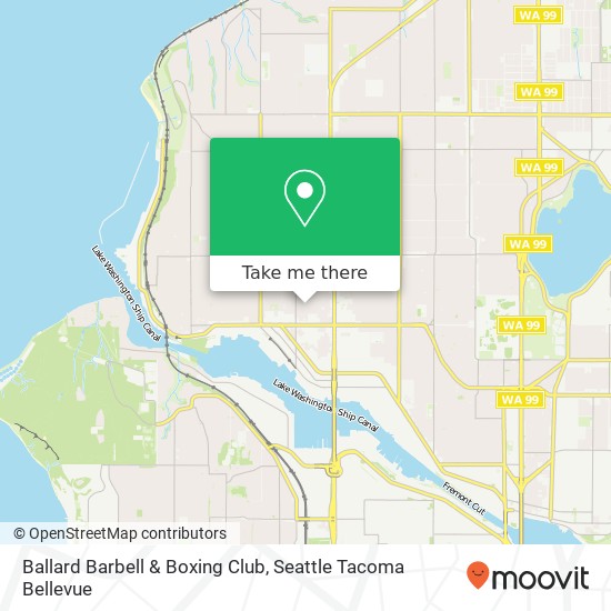 Mapa de Ballard Barbell & Boxing Club