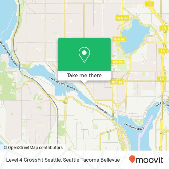 Level 4 CrossFit Seattle map