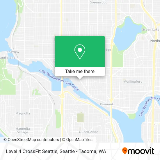 Level 4 CrossFit Seattle map
