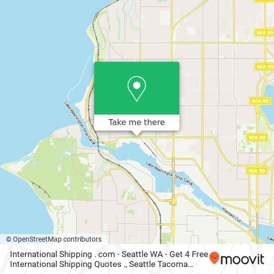 Mapa de International Shipping . com - Seattle WA - Get 4 Free International Shipping Quotes .