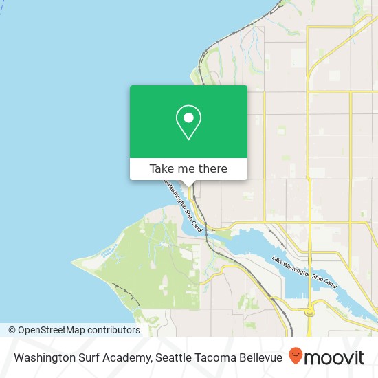 Washington Surf Academy map