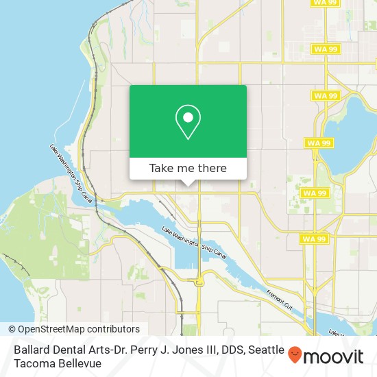 Ballard Dental Arts-Dr. Perry J. Jones III, DDS map