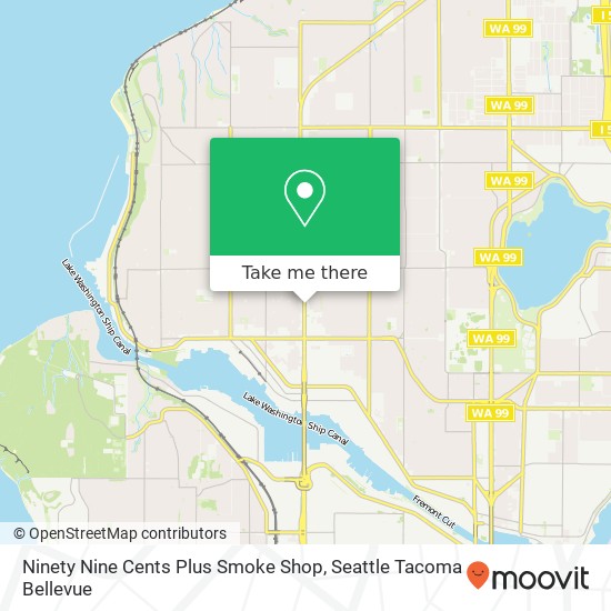 Ninety Nine Cents Plus Smoke Shop map