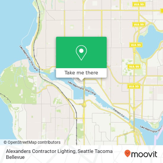 Alexanders Contractor Lighting map