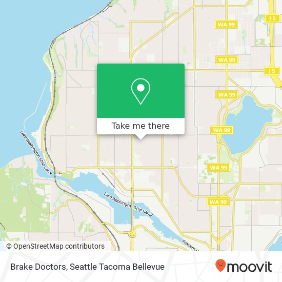 Brake Doctors map