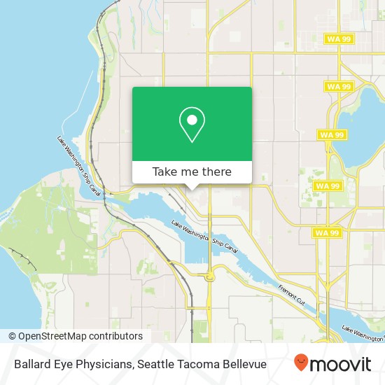 Ballard Eye Physicians map