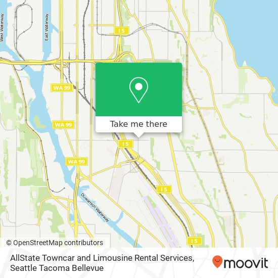 AllState Towncar and Limousine Rental Services map