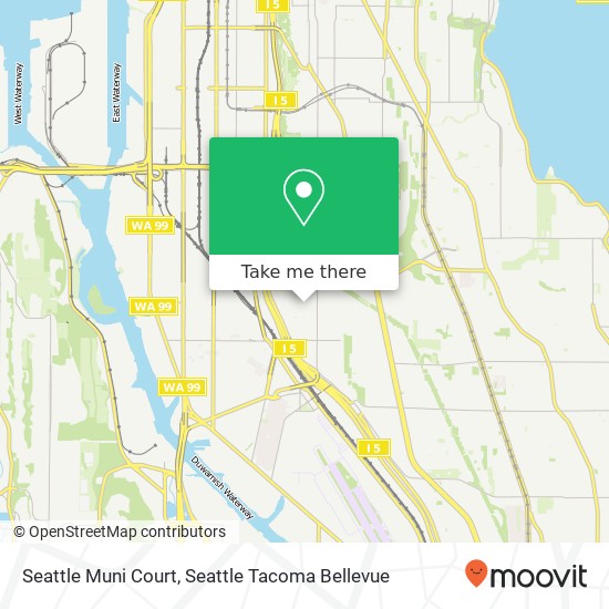 Seattle Muni Court map