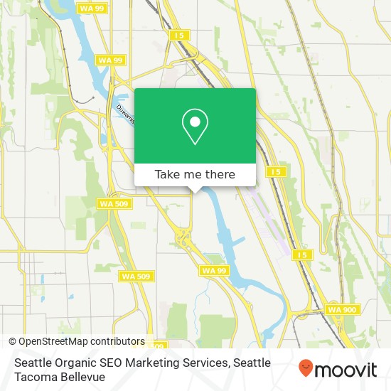 Seattle Organic SEO Marketing Services map