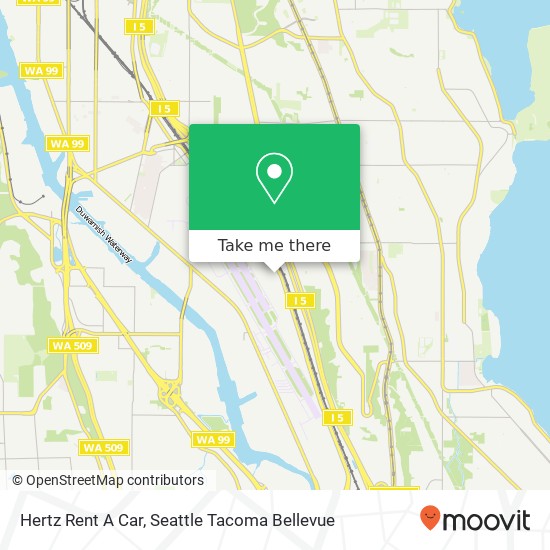 Hertz Rent A Car map