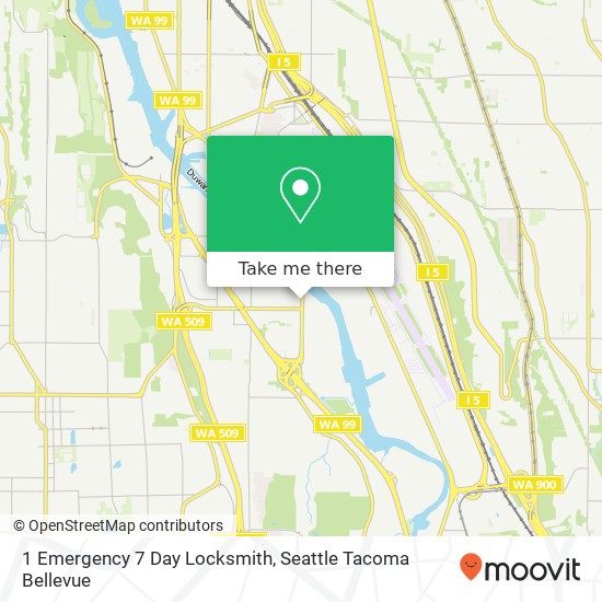 1 Emergency 7 Day Locksmith map