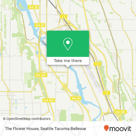 The Flower House map