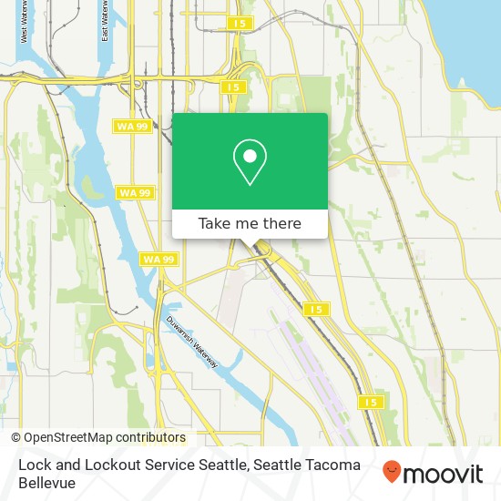 Lock and Lockout Service Seattle map