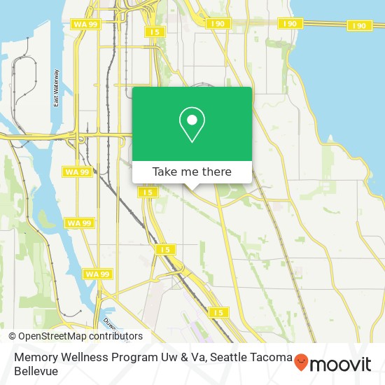Memory Wellness Program Uw & Va map