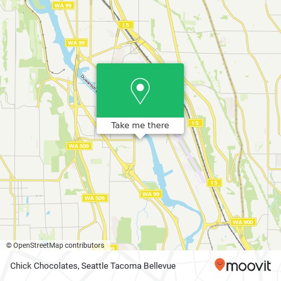 Chick Chocolates map
