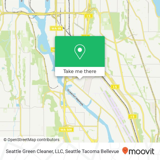 Mapa de Seattle Green Cleaner, LLC